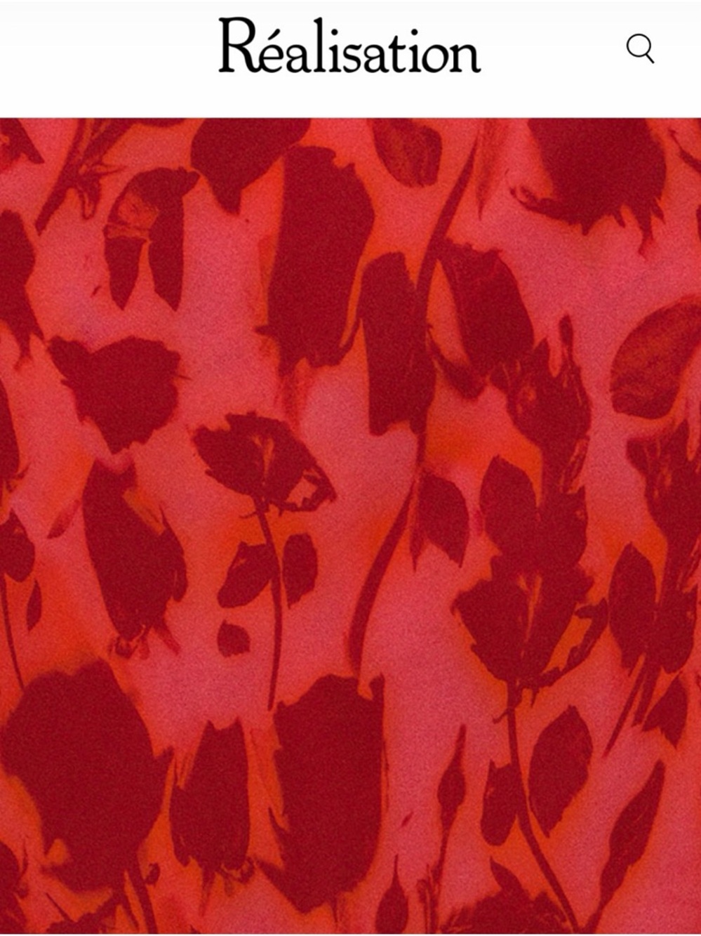 Realisation Par Red Floral Long-Sleeve Maxi Dress - Picture 4 of 5